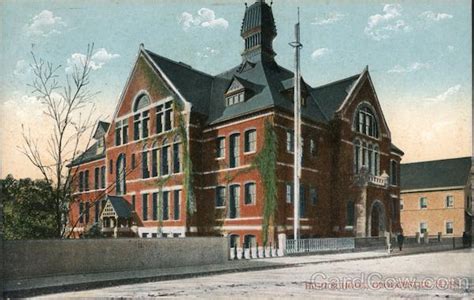 High School Gloucester, MA Postcard