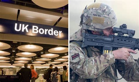 Border control: Soldiers to patrol UK borders in ‘last resort' if no Brexit deal reached | UK ...