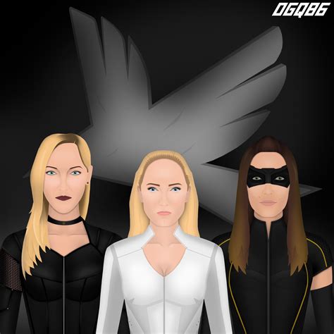 [Fan Art] Graphic Art of the Birds of Prey! : r/arrow