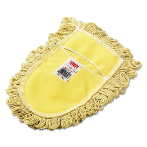 Trapper Wedge Dust Mop Head, Yellow, Looped-End, Cotton - Walmart.com