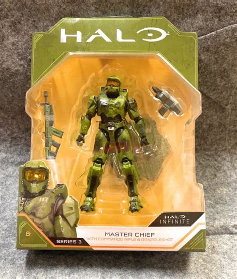 HALO INFINITE MASTER Chief Action Figure Commando Rifle Series 3 New Sealed $10.00 - PicClick