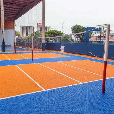 Volleyball Court Modular Floor Tiles System | Net World Sports