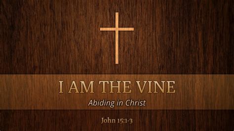 Sermon : I AM THE VINE - Faithlife Sermons