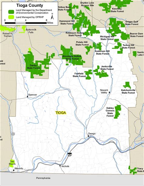 Tioga County Map - NYS Dept. of Environmental Conservation