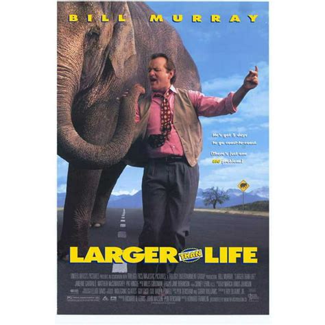 Larger Than Life - movie POSTER (Style B) (11" x 17") (1996) - Walmart.com - Walmart.com