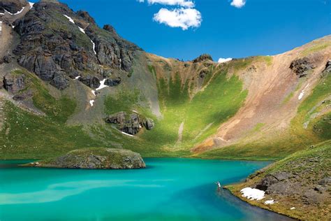 Hike Through an Autumn Rainbow at San Juan National Forest's Island Lake | Island lake, Camping ...