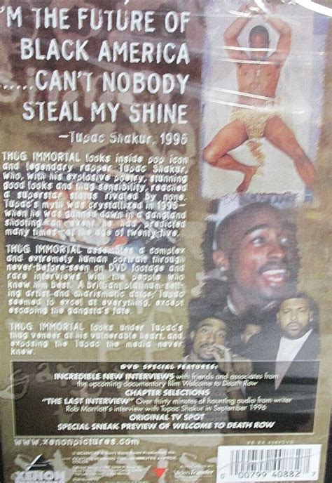 Thug Immortal: The Tupac Shakur Story NEW! DVD,RAP,Rare Footage,Interviews,Death 799408827 | eBay