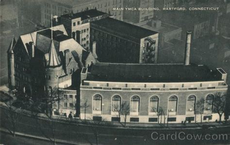 Main YMCA Building Hartford, CT Postcard