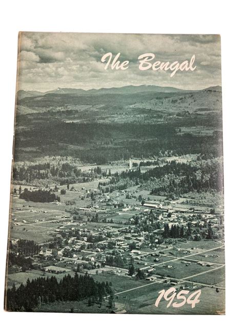 Battle Ground High School 1954 The Bengal Yearbook Washington state | eBay | High school ...