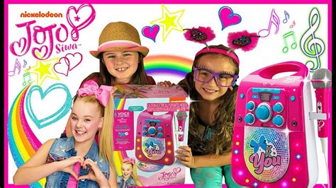 Jojo Siwa Boomerang! Singing Jojo Siwa Light Up Karaoke Machine! - YouTube