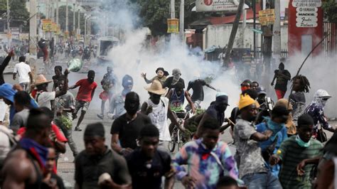 Haitians protest government’s call for foreign police forces