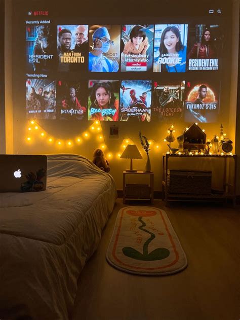 aesthetic bedroom + projector | Movies | Projector in bedroom, Hangout ...