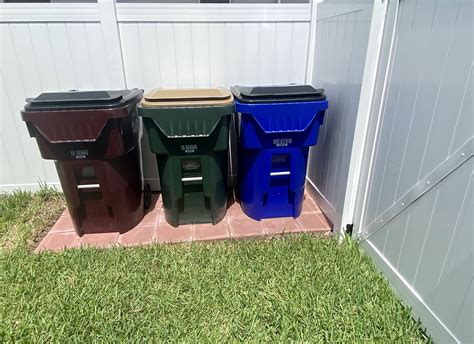 Pavers under trash cans | Trash can storage outdoor, Outdoor trash cans ...