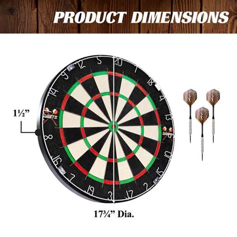 Barrington Blade Premium Bristle Dartboard with Tungsten Darts - MD Sports