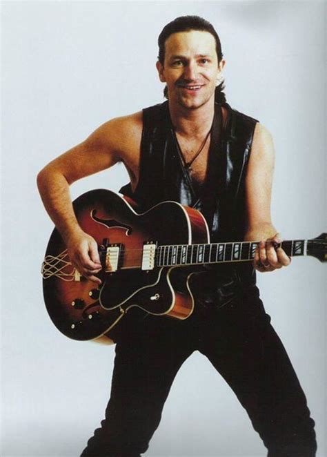 U2's Bono, circa 1980's | Bono u2, Guitar, Larry mullen jr