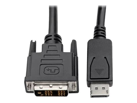 Tripp Lite DisplayPort to DVI-D Adapter Cable DP w/ Latches M/M 1080p 15ft DP to DVI - Video ...