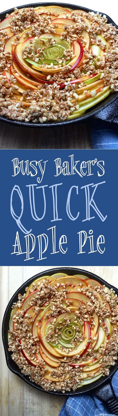 Busy Baker's Quick Apple Pie | Grok Grub | Quick apple pie, Blueberry muffin recipe easy ...