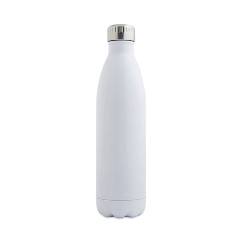 Stainless Steel Insulated Water Bottle 25 oz - Glossy White - Thrive Market