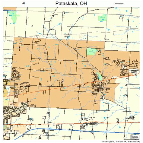 Pataskala Ohio Street Map 3961112