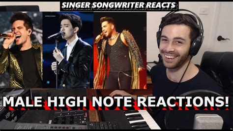 Male Singers - BEST High Notes!! Singer Songwriter REACTION - YouTube