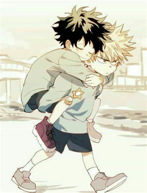 Little Deku and Kachaan My Hero Academia Shouto, My Hero Academia ...