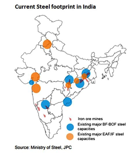 Iron And Steel Industry In India Map Zip Code Map | Images and Photos ...