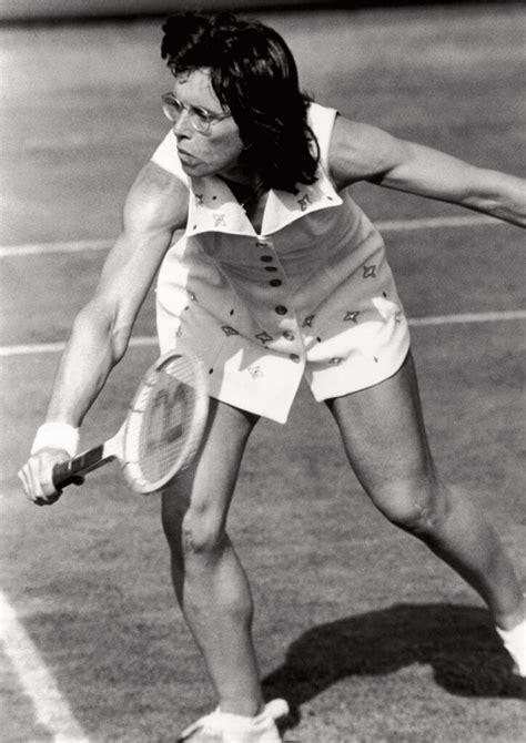 Billie Jean King Wimbledon Tennis Legend BW Poster - Hokey Cokey