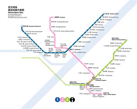 Wuhan Metro — Map, Lines, Route, Hours, Tickets