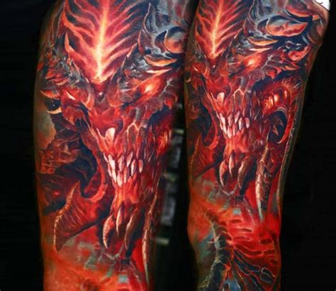 Diablo tattoo by Domantas Parvainis | Post 26416