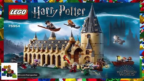 LEGO instructions - Harry Potter ™ - 75954 - Hogwarts Great Hall - YouTube