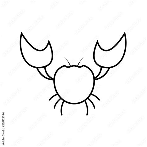 Crab Outline Clip Art