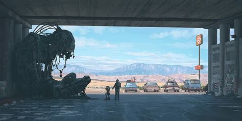 Simon Stålenhag’s Dystopian Countryside Sci-Fi Images