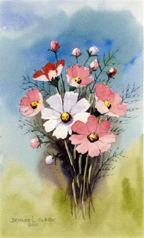 20+ Easy Flower Watercolor Painting Ideas To Try - HARUNMUDAK