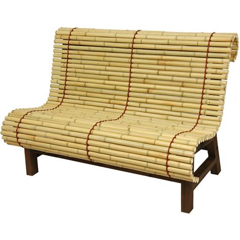 Oriental Furniture Bamboo Bench | Wayfair