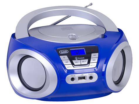 Portable Radio/CD/MP3 Player Trevi CMP 544 w/Bluetooth, USB Blue - Анхоч