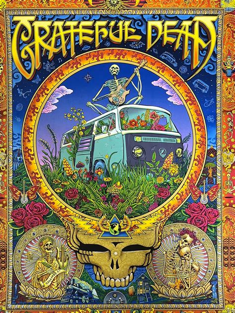 The Grateful Dead - 2022 EMEK poster art print – Sold Out Posters