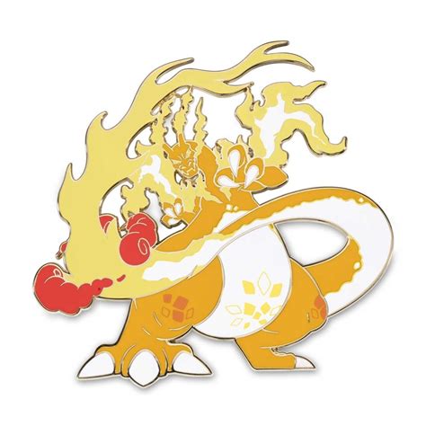 Pokémon Giant Pins: Gigantamax Charizard Oversize Pin | Pokémon Center Official Site