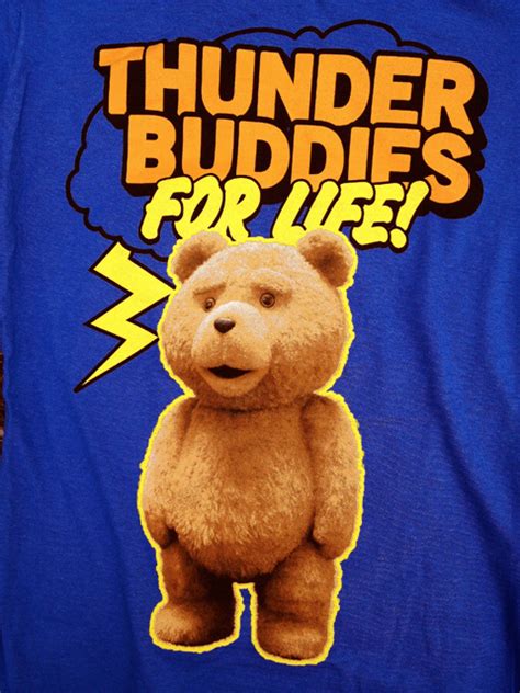 Ted Thunder Buddies For Life Women's Tee (royal blue)