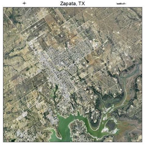 Aerial Photography Map of Zapata, TX Texas