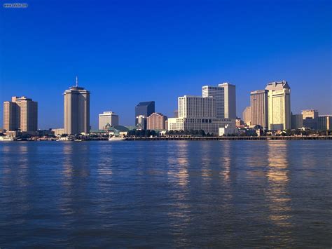 Free photo: New Orleans Skyline - Bridge, Buildings, Clouds - Free ...