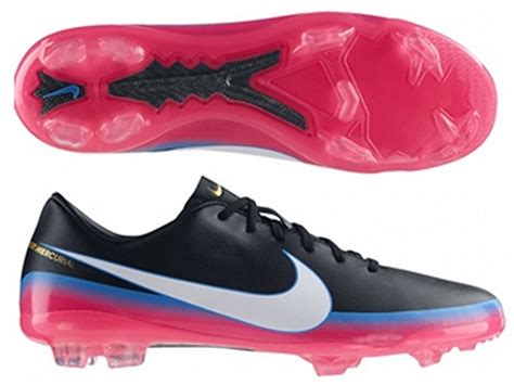 NIKE CR7 JR MERCURIAL VAPOR VIII Soccer Cleats Blue Glow/Pink Flash - Soccer Plus