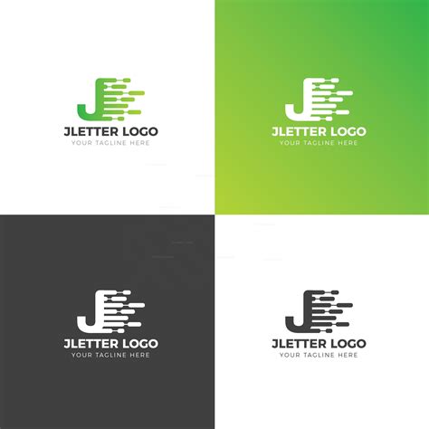 J Creative Logo Design Template · Graphic Yard | Graphic Templates Store