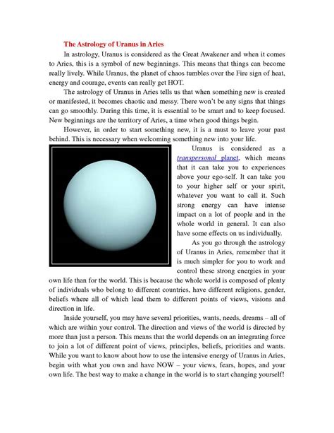 Calaméo - Facts about The Planet Uranus