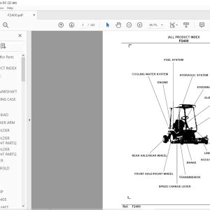 Kubota F2400 Tractor Parts Book - HeyDownloads - Manual Downloads