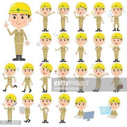 Helmet Construction Worker Man Stock Clipart | Royalty-Free | FreeImages