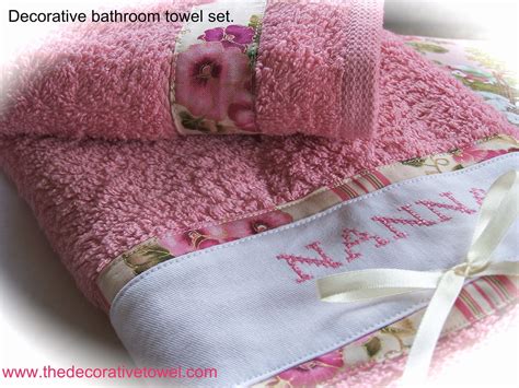 Decorative bathroom towel set. | Decorative bathroom towel s… | Flickr