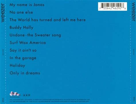Weezer [Blue Album] - Weezer | Songs, Reviews, Credits | AllMusic