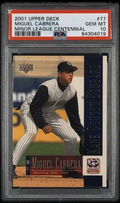 The Best Miguel Cabrera Rookie Cards, One Of Only Three 500 HR/3,000 ...