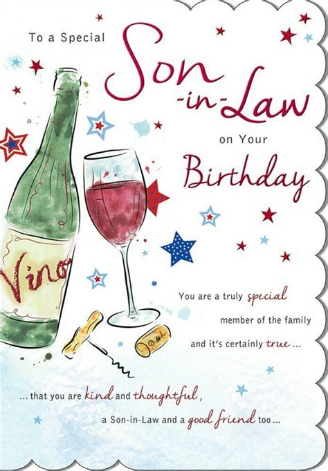 a birthday card with a wine glass and cork