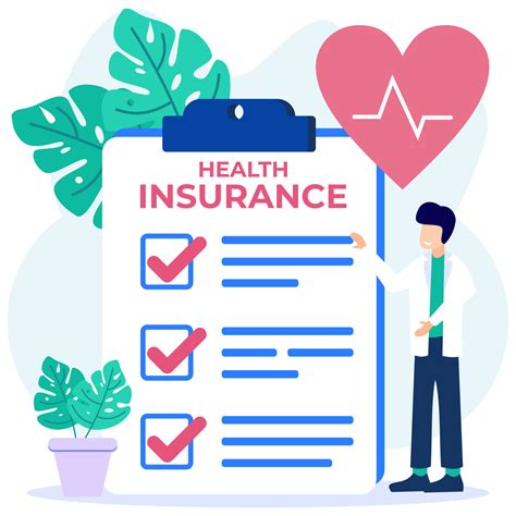 Illustration vector graphic cartoon character of health insurance ...